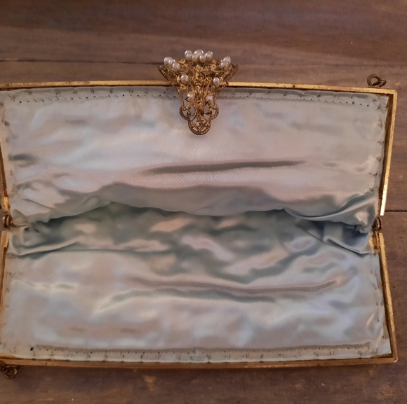 Stunning Native American Handmade Beaded Purse - Art Deco Style - Picture 7 of 9